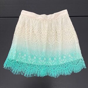Tobi Lace Mini Skirt - S